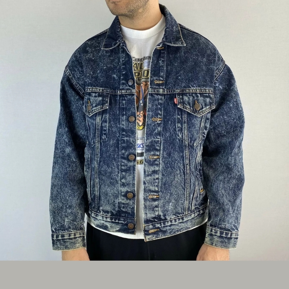 Vintage 80s Levi's 70507-0227 Denim Trucker Jacket
